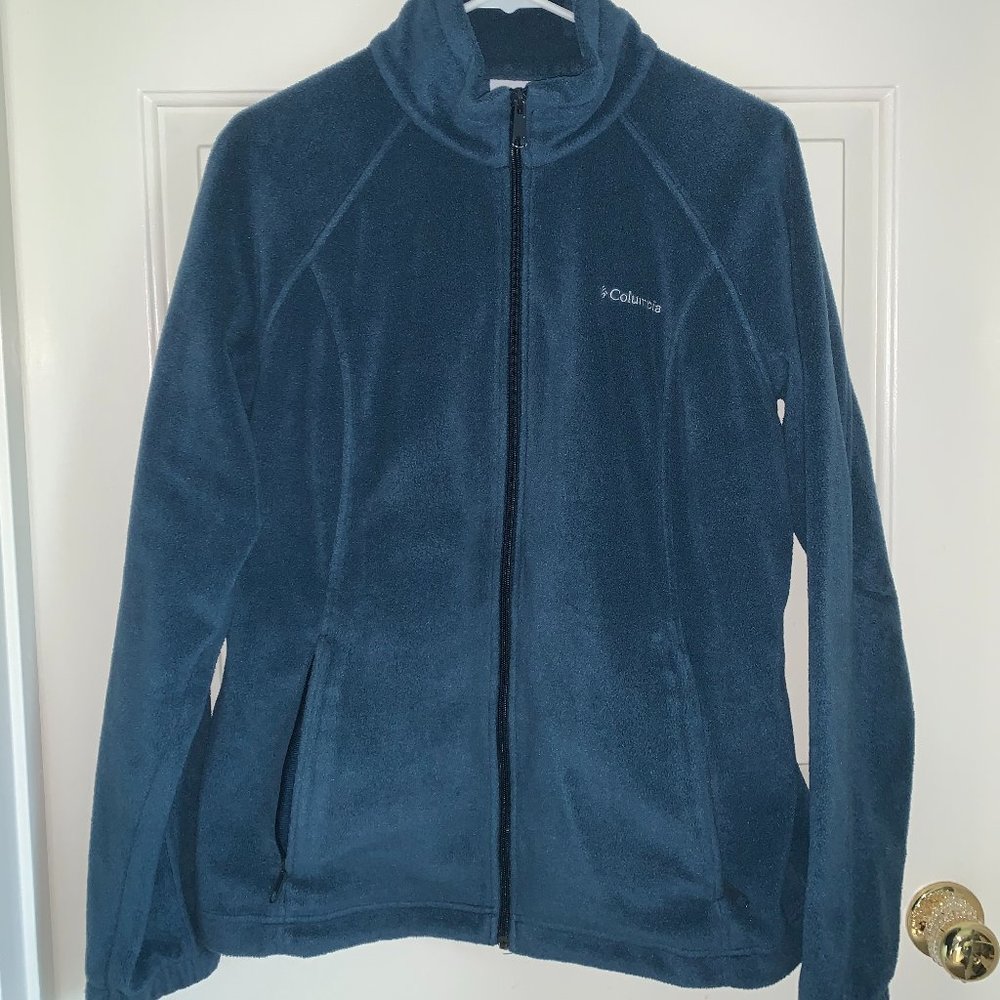 Columbia Women's Zip Up Fleece Jacket LARGE
